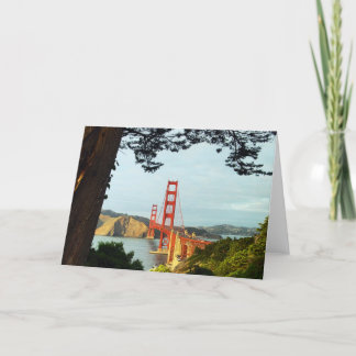 Golden Gate Bridge from the Bluff Card