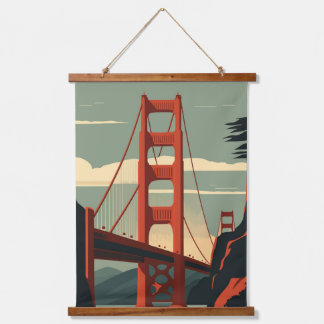 Golden Gate Bridge Hanging Tapestry