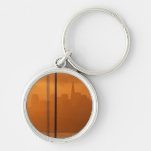 Golden Gate Bridge in front of the San Francisco Key Ring