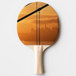 Golden Gate Bridge in front of the San Francisco Ping Pong Paddle