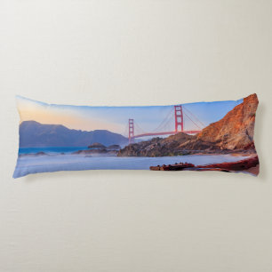 Golden Gate Bridge in San Francisco, Baker Beach Body Cushion