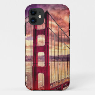 Golden Gate Bridge in San Francisco, California. iPhone 11 Case