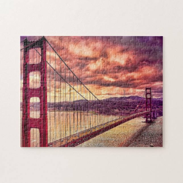 Golden Gate Bridge in San Francisco, California. Jigsaw Puzzle (Horizontal)