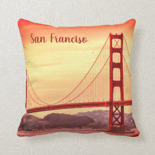 Golden Gate Bridge in San Francisco Cushion