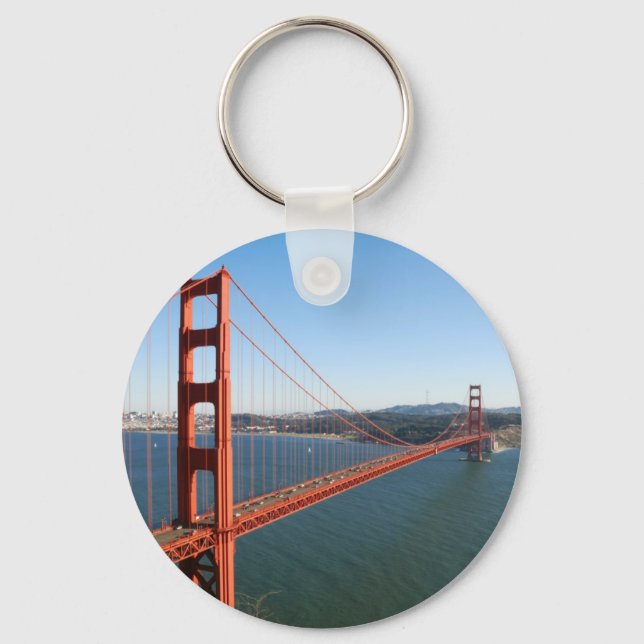 Golden Gate Bridge in San Francisco Key Ring (Front)