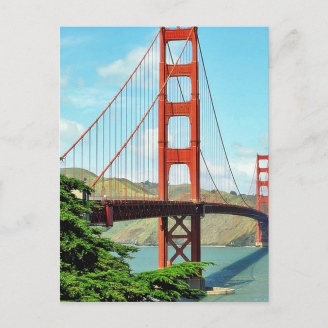 Golden Gate Bridge In San Francisco Postcard (Front)
