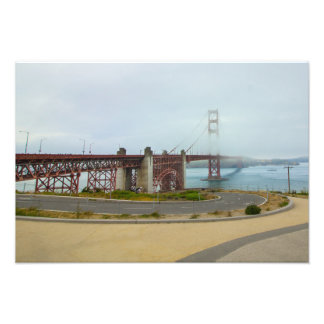 Golden Gate Bridge in the Fog Photo Print