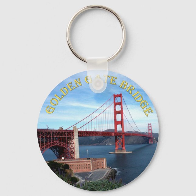 Golden Gate Bridge Key Ring (Front)