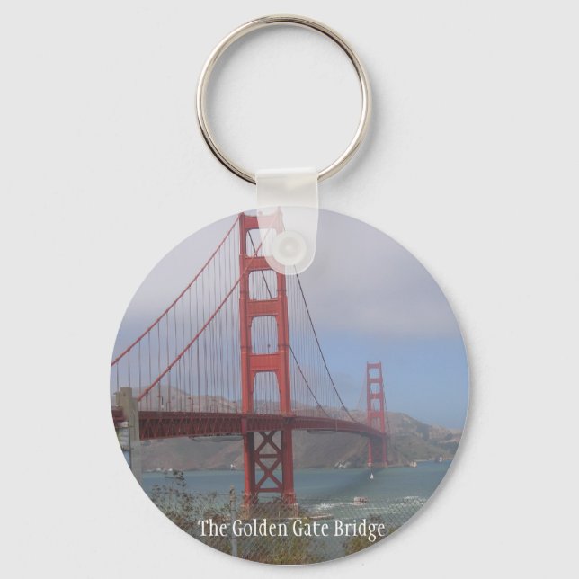 Golden Gate Bridge Keychain (Front)