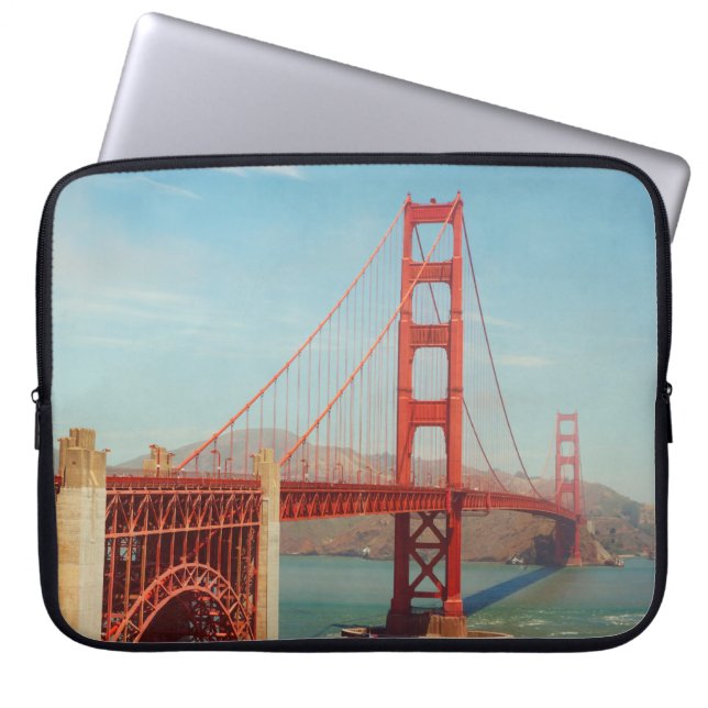 Golden gate bridge laptop sleeve (Front)