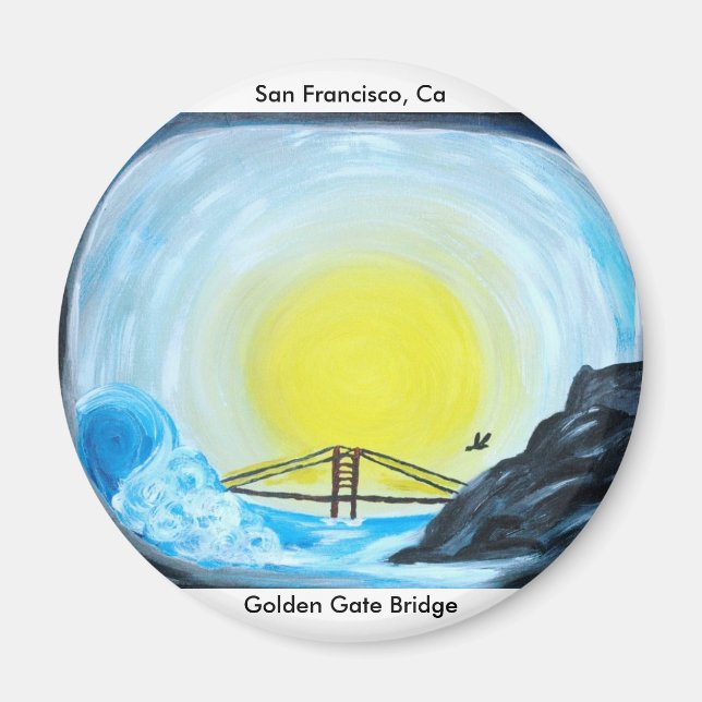 Golden Gate Bridge Magnet (Front)