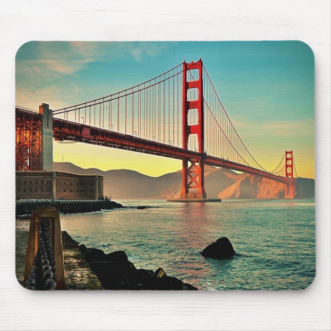 Golden Gate Bridge Mouse Pad (Front)