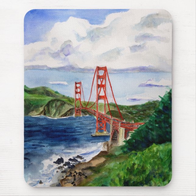 Golden Gate Bridge Mousepad (Front)