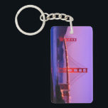 Golden Gate Bridge on Baker Beach at Sundown Key Ring<br><div class="desc">Golden Gate Bridge Dusk</div>