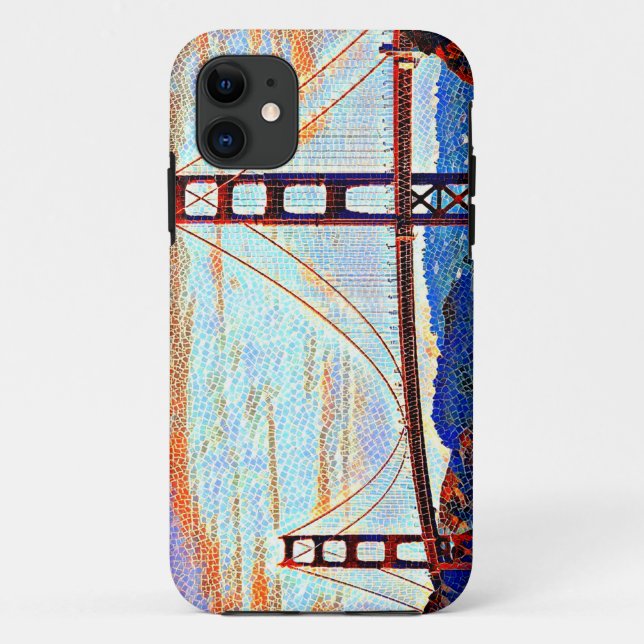 Golden Gate Bridge painting Case-Mate iPhone Case (Back)