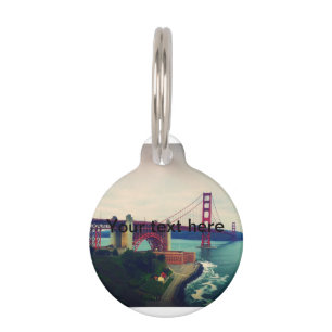 Golden Gate Bridge Pet Tag