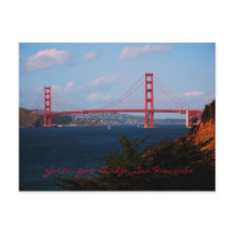 Golden Gate Bridge Postcard