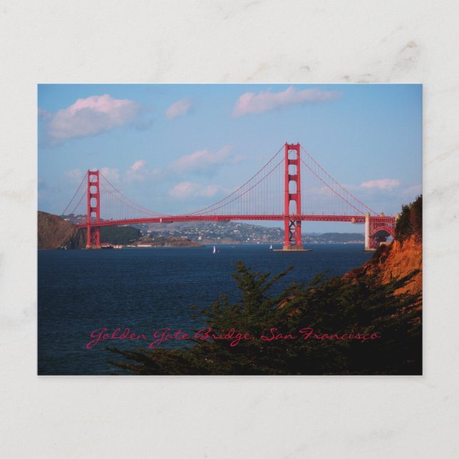 Golden Gate Bridge Postcard (Front)