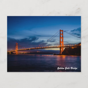 Golden Gate Bridge Postcard
