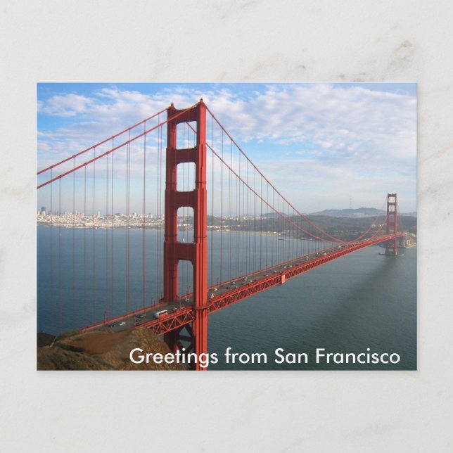 Golden Gate Bridge Postcard (Front)