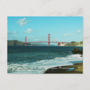 Golden Gate Bridge Postcard