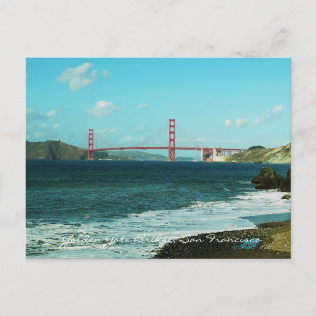 Golden Gate Bridge Postcard (Front)