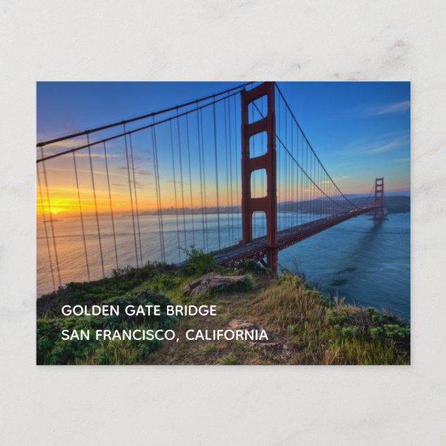 Golden Gate Bridge Postcard (Front)