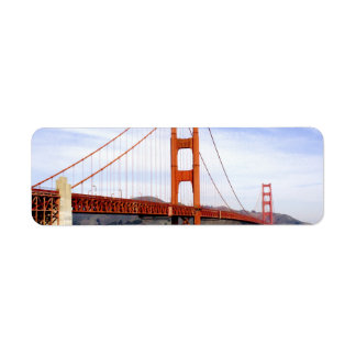 Golden Gate Bridge Return Address Label