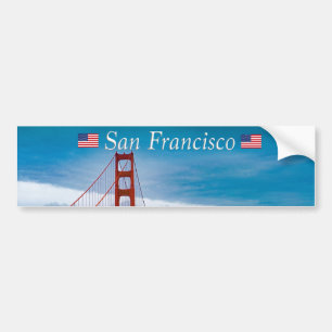 Golden Gate Bridge San Francisco Bumper Sticker