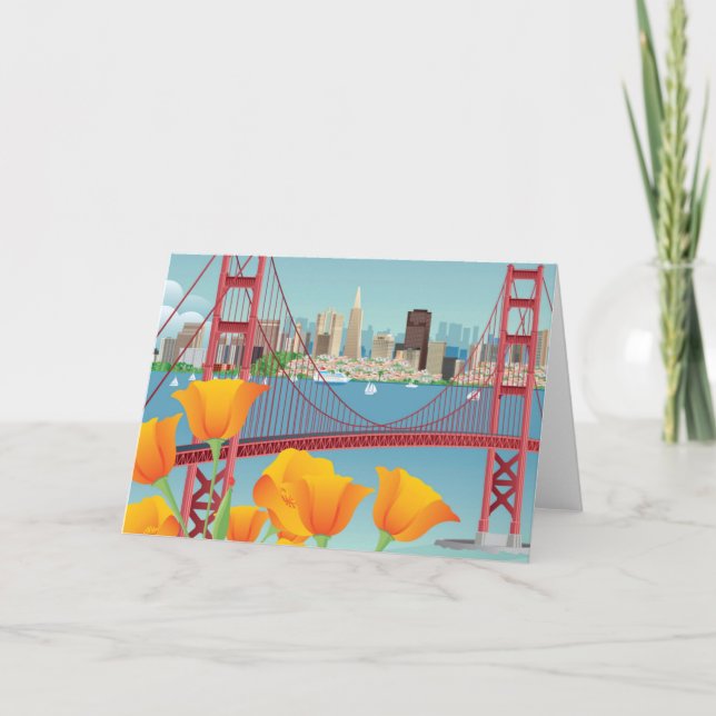 Golden Gate Bridge | San Francisco, CA Card (Front)