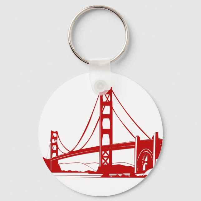 Golden Gate Bridge - San Francisco, CA Key Ring (Front)