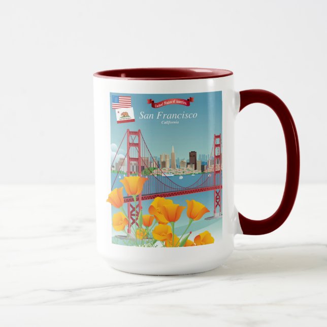 Golden Gate Bridge | San Francisco, CA Mug (Right)