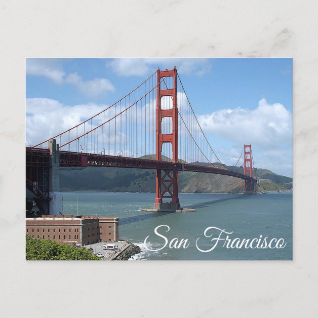Golden Gate Bridge San Francisco CA Postcard (Front)