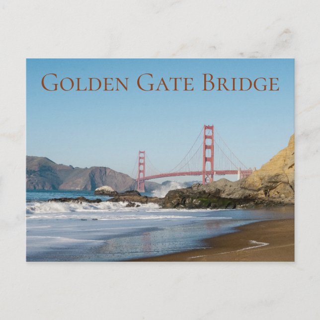 Golden Gate Bridge, San Francisco, CA Postcard (Front)