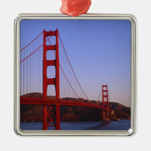 Golden Gate Bridge, San Francisco, California, 2 Metal Ornament
