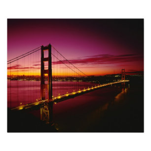 Golden Gate Bridge, San Francisco, California, 3 Photo Print