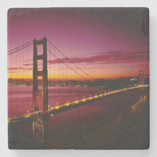 Golden Gate Bridge, San Francisco, California, 5 Stone Coaster
