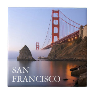 Golden Gate Bridge San Francisco California Ceramic Tile