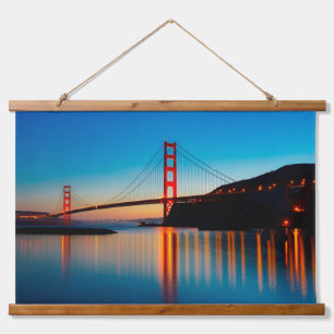 Golden Gate Bridge San Francisco California Hanging Tapestry