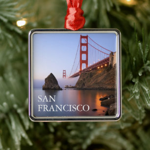 Golden Gate Bridge San Francisco California Metal Ornament