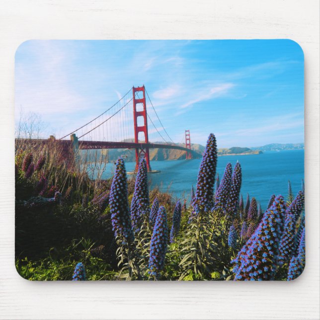 Golden Gate Bridge San Francisco California Photo Mouse Pad (Front)