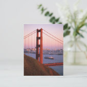 Golden Gate Bridge; San Francisco; California; Postcard (Standing Front)
