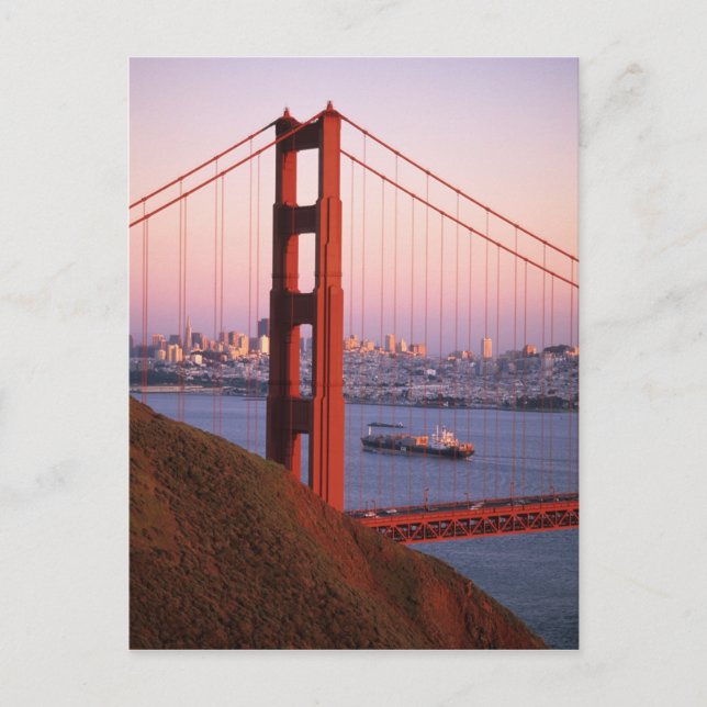 Golden Gate Bridge; San Francisco; California; Postcard (Front)