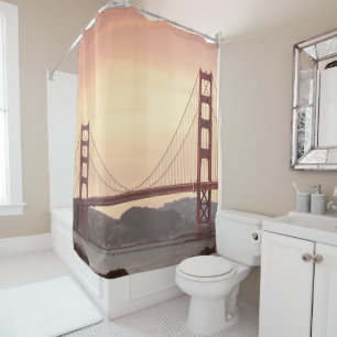 Golden Gate Bridge San Francisco California Shower Curtain