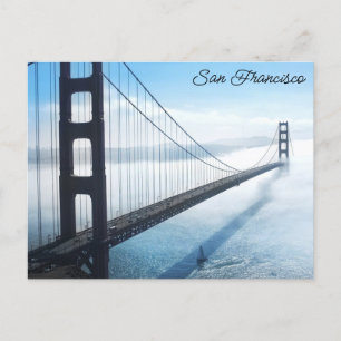 Golden Gate Bridge San Francisco California Travel Postcard
