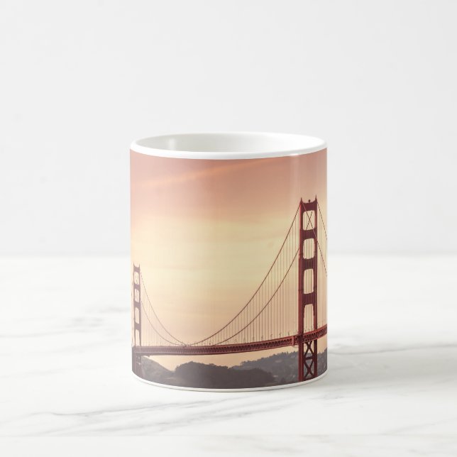 Golden Gate Bridge San Francisco California USA Coffee Mug (Center)