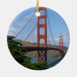Golden Gate Bridge, San Francisco Ceramic Ornament