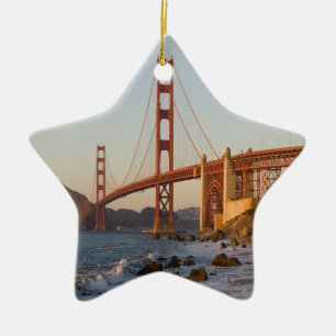 Golden Gate Bridge San Francisco Ceramic Tree Decoration
