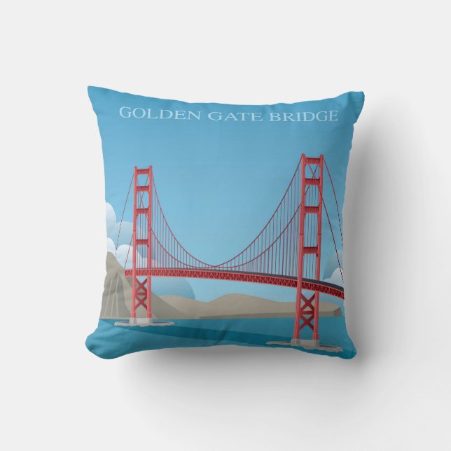 Golden Gate Bridge | San Francisco Cushion (Front)
