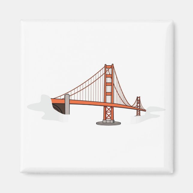 Golden Gate Bridge   San Francisco Destination Magnet (Front)